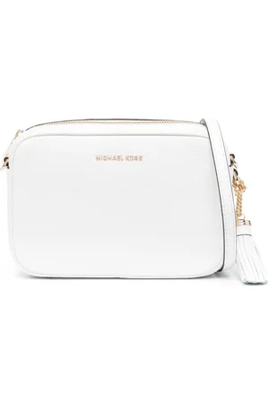 Michael Kors Bolso satchel con placa del logo
