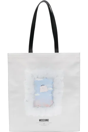 Moschino Bolso de hombro con estampado Cloud with Handle and Padlock