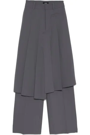 GOEN.J Pantalones rectos asimétricos
