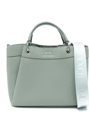 Armani Exchange Bolso shopper mediano con sello del logo