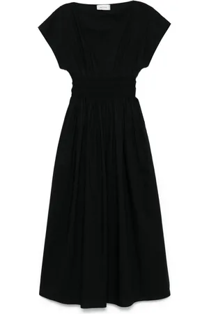 MATTEAU Vestido midi con cintura fruncida
