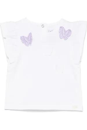 Tartine Et Chocolat Camiseta con aplique de mariposa
