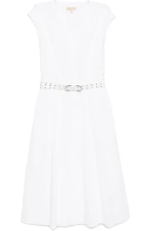 Michael Kors Vestido midi con cinturón