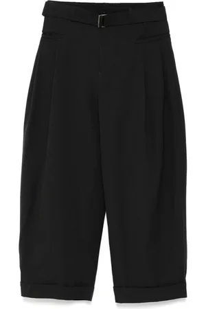 SONGZIO Pantalones anchos con cinturón