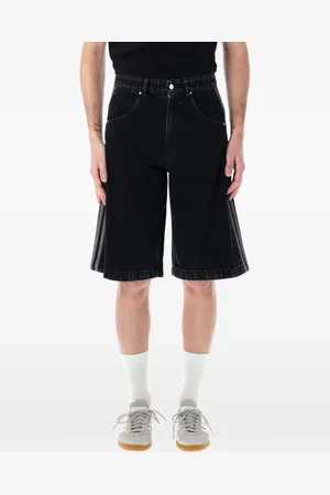 adidas Pantalones vaqueros cortos con tres rayas