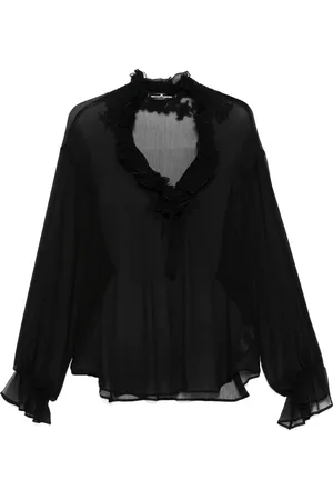 ERMANNO SCERVINO Blusa semitranslúcida