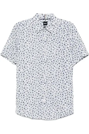 HUGO BOSS Camisa con estampado floral
