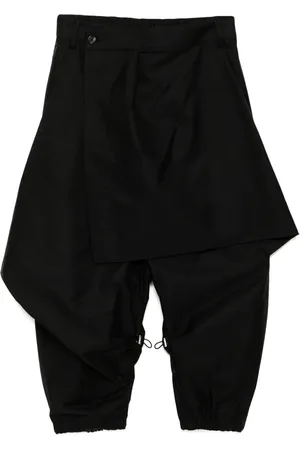 SONGZIO Pantalones joggers con falda Hanbok