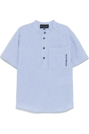 Emporio Armani Camisa con logo bordado
