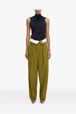 Victoria Beckham Pantalones con doble cinturilla
