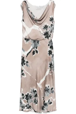 Ermanno Firenze Vestido midi con estampado floral