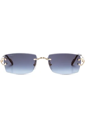 Cartier Gafas de sol con montura rectangular