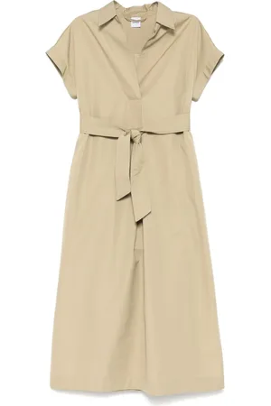 Aspesi Vestido midi con cinturón