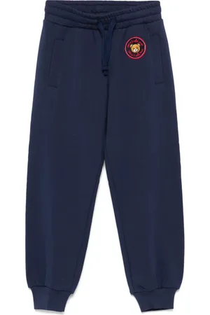 Moschino Pantalones de chándal con parche del logo