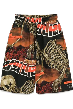 LU’U DAN Bermudas con estampado gráfico
