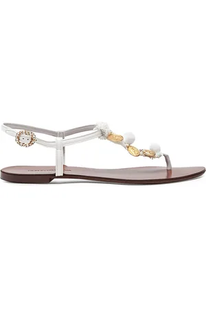 Dolce & Gabbana Sandalias con detalle de monedas
