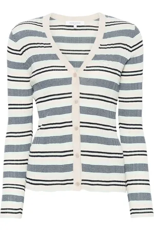 Maison Kitsuné Cárdigan a rayas