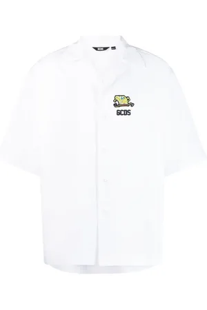 GCDS Camisa con logo en relieve