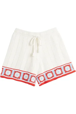 Chinti & Parker Shorts con diseño de ganchillo