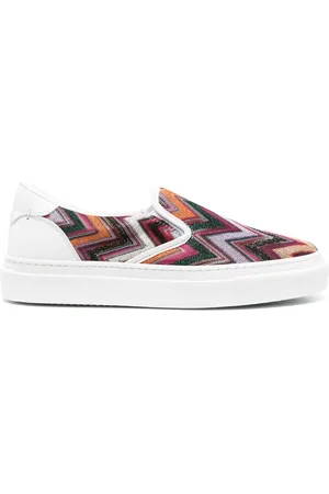 Missoni Zapatillas con motivo en zigzag