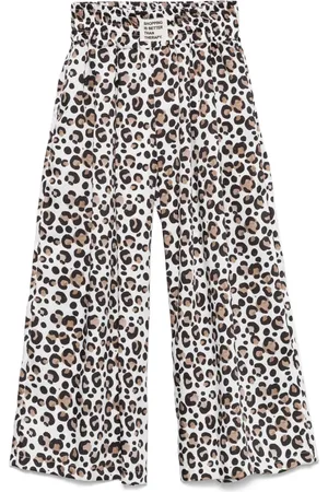 MISS GRANT Pantalones con animal print