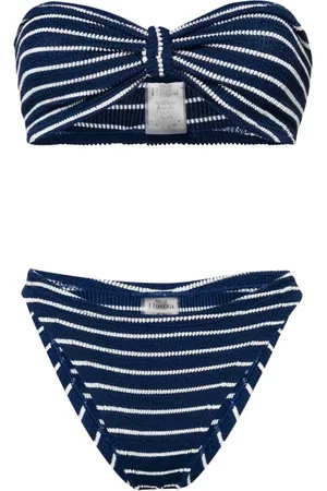 Hunza G Bikini Jean con efecto arrugado
