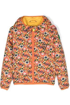 The Animals Observatory Plumífero con estampado floral de x Save The Duck