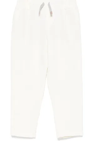 ELEVENTY Pantalones con motivo de espiga