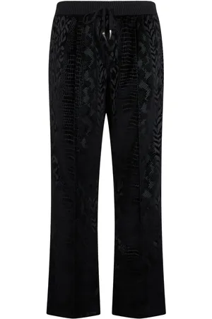 Roberto Cavalli Pantalones de chándal con animal print