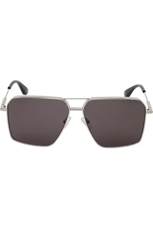 Alexander McQueen Gafas de sol con montura angular