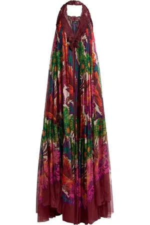 Etro Vestido con ribete de encaje
