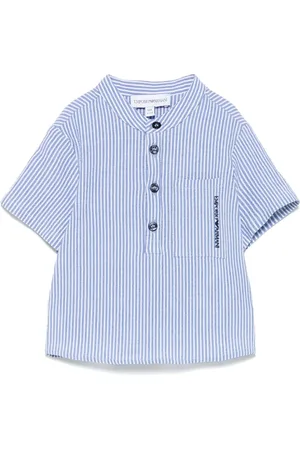 Emporio Armani Camisa con logo bordado