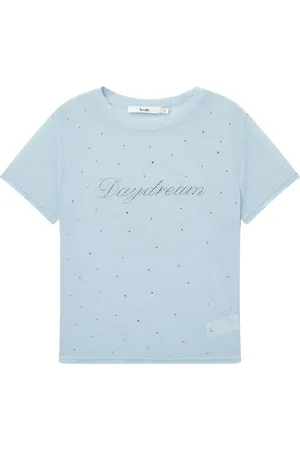 B+AB Camiseta con apliques de strass