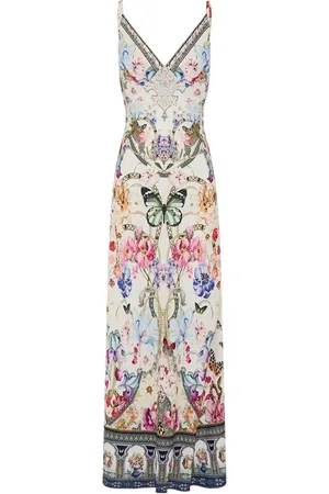 Camilla Vestido largo con estampado floral