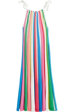 Chinti & Parker Vestido midi con diseño de arcoíris