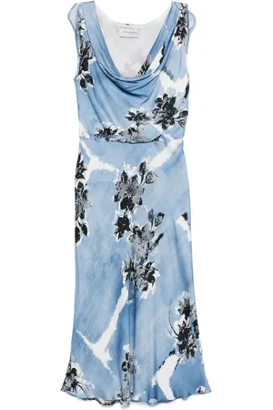 Ermanno Firenze Vestido midi con estampado floral