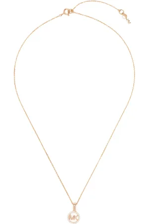 Michael Kors Collar Pavé con charm del logo