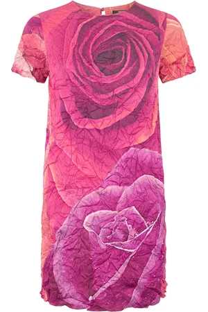 Roberto Cavalli Vestido corto con motivo de rosas
