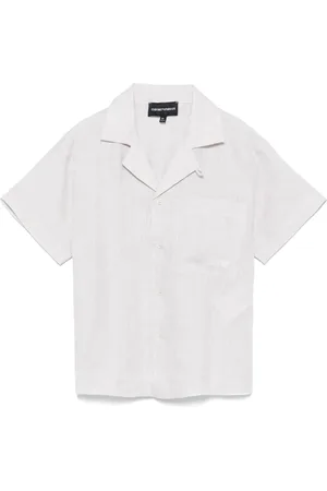 Emporio Armani Camisa con logo bordado