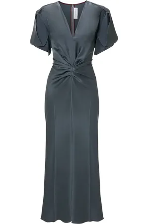 Victoria Beckham Vestido midi con detalle retorcido