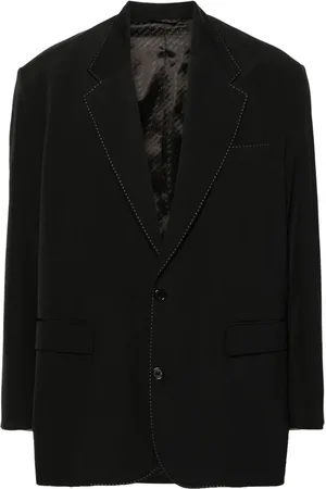 Acne Studios Blazer con costuras en contraste
