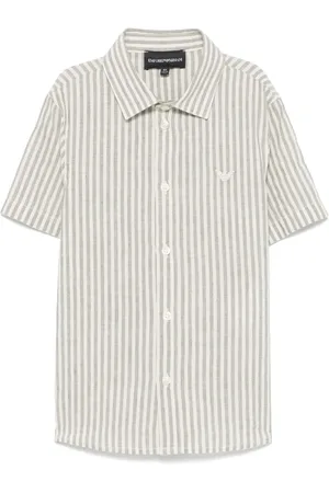Emporio Armani Camisa con logo bordado
