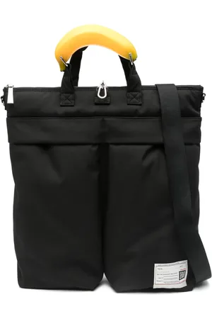 Maison Mihara Yasuhiro Bolso shopper con parche del logo