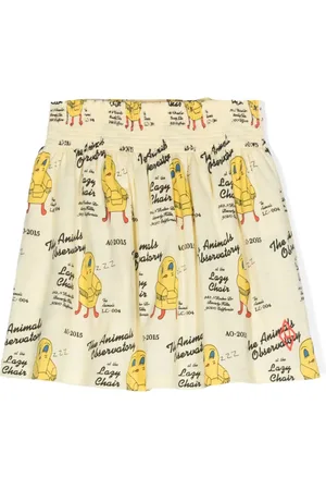 The Animals Observatory Minifalda acampanada estampada