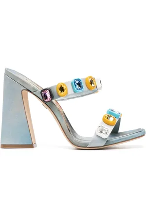 Roberto Cavalli Sandalias con estampado gráfico
