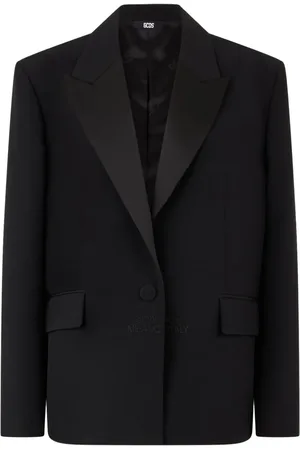 GCDS Blazer con cuello en V
