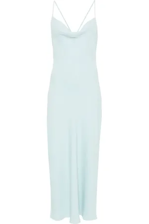 Calvin Klein Vestido midi con espalda cruzada