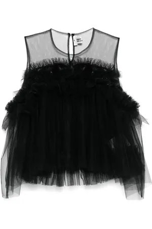 NOIR KEI NINOMIYA Blusa con volantes