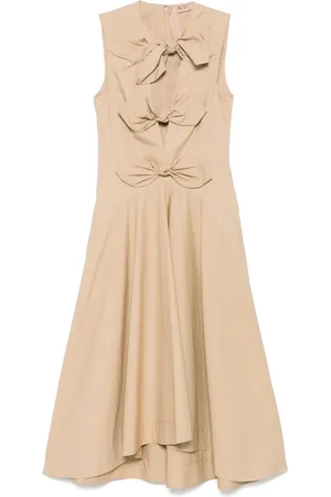 Nº21 Vestido midi con detalle de lazos