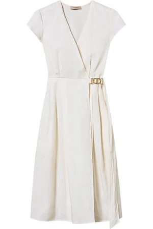 Twin-Set Vestido con placa del logo